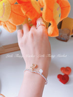 Load image into Gallery viewer, 925 Silver Ballon Dog &amp; Bear &amp; Pearl Bracelet
