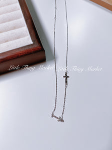 Cross Gold/ Silver 925 Silver Necklace