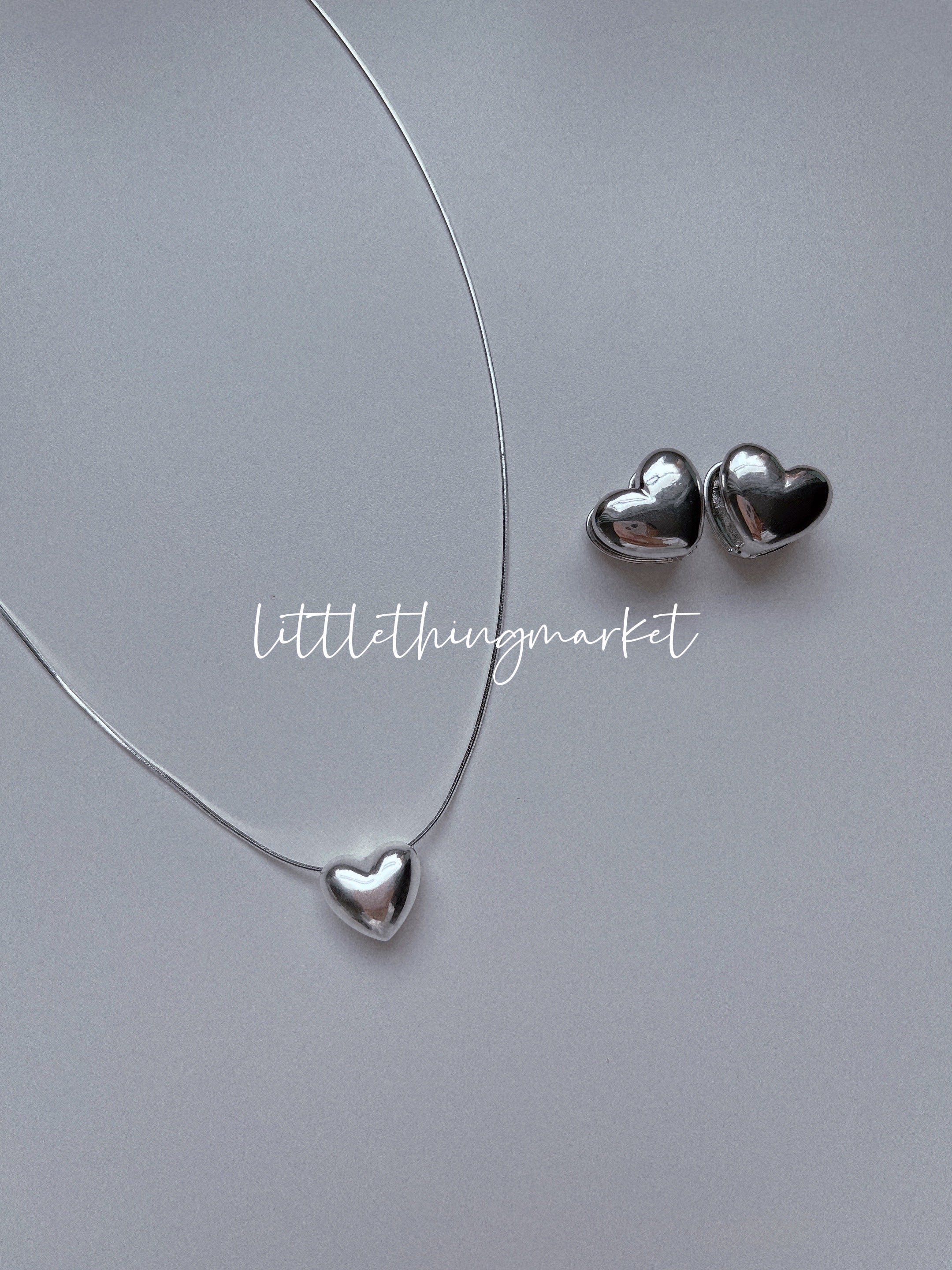 925 Silver Sterling Love Box Chain Necklace