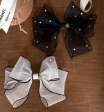 Load image into Gallery viewer, Hand Made Bow Snap Clip
