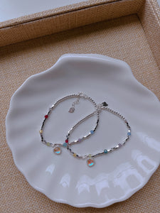 S925 Moon Stone Family Bracelet/ Ring/ Chain Ring/ Ear Studs/ Necklace