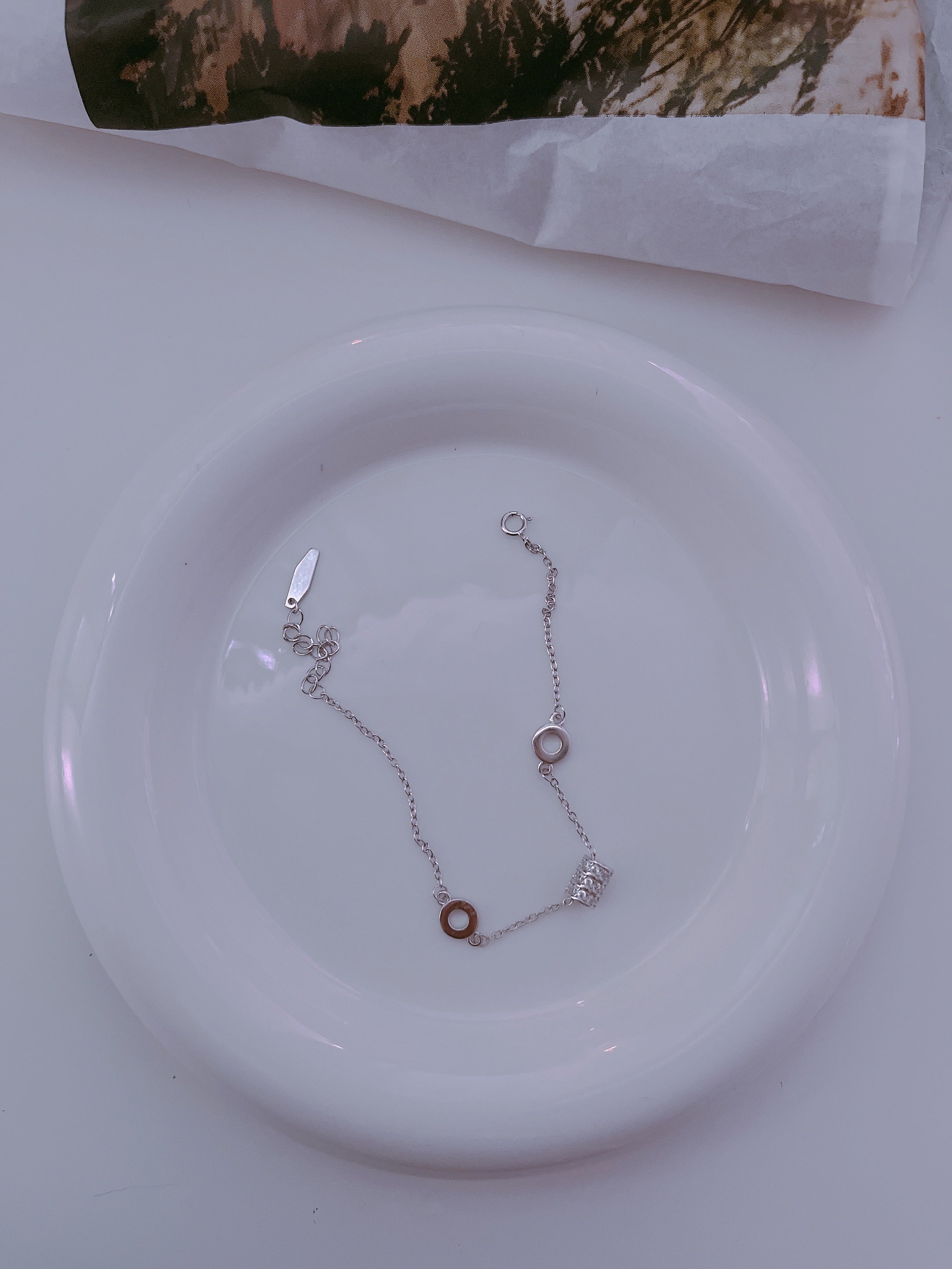 925 Silver Zircon Necklace/ Bracelet