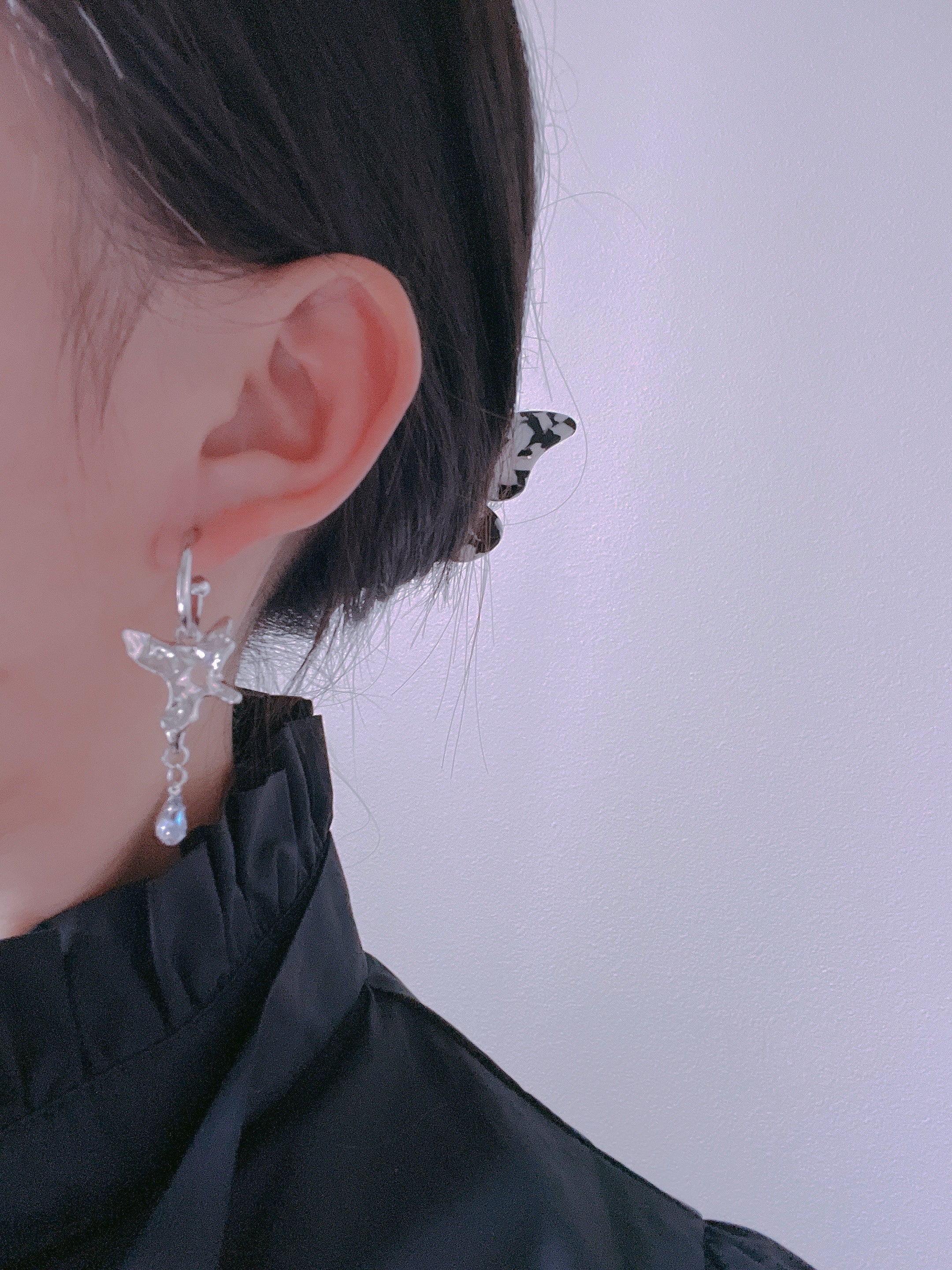 Butterfly Drop Earring/ Pair