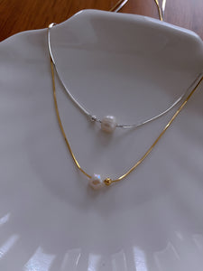 S925 Pearl Beaded Necklace
