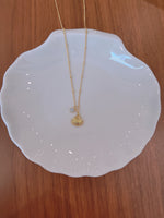 Load image into Gallery viewer, S925 + 14k Gold Shell Necklace
