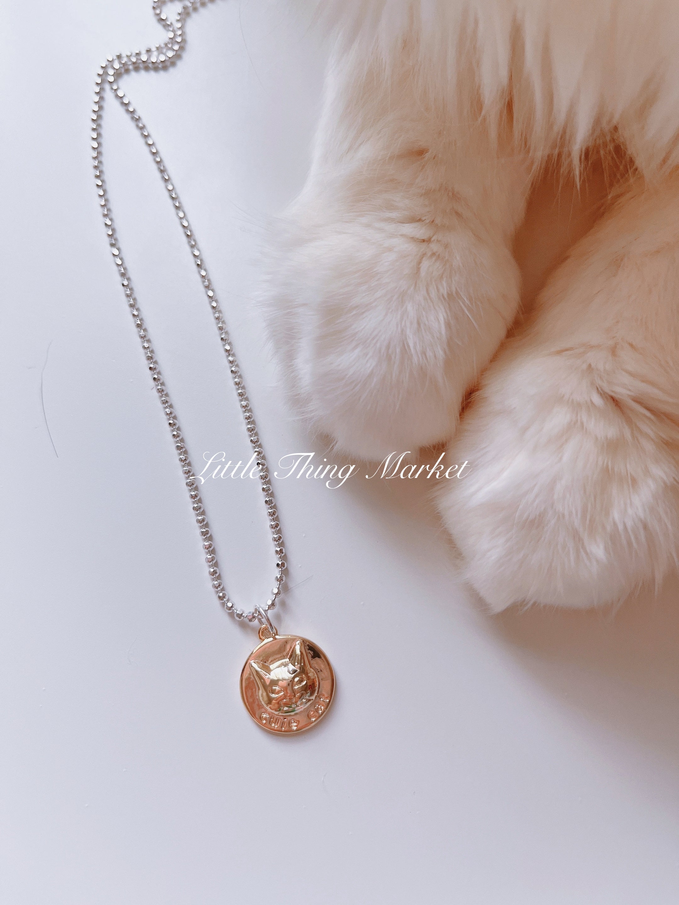 Cat Coin Gold/ Silver Necklace