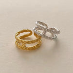 Load image into Gallery viewer, Hemp Rope Gold &amp; 925 Silver Rings

