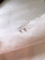 Load image into Gallery viewer, Naked Zircon Love Ear Studs/ Pair
