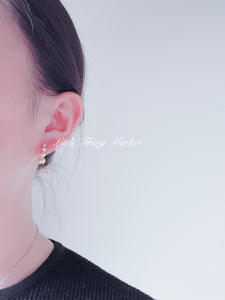 Basic Gold Gum Earring/ Pair