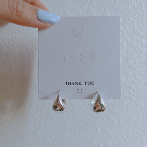 S925 Basic Hoop Earring/ Pair