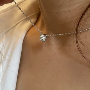 Smiling Diamond Necklace