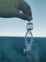 Load image into Gallery viewer, Ghost Crystal Resin Sequins and Pearl Drop Earring/ Single Sell
