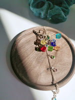 Load image into Gallery viewer, Color Crystal Resin Bouquet Drop Earring/ Pair
