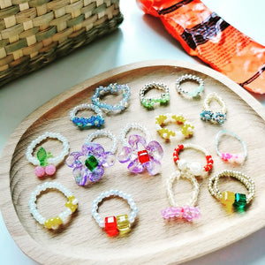 Candy Beaded Rings