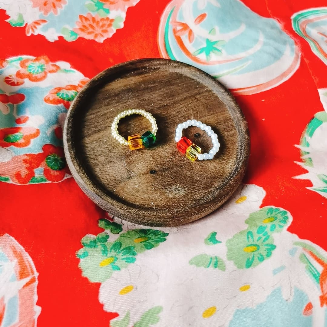 Candy Beaded Rings