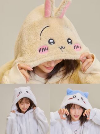 Pre order ｜Chiikawa x spao 毛绒外套 12月发货 下单备注尺码