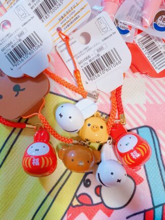 In stock | 米菲 小熊 小鸡 铃铛吊饰