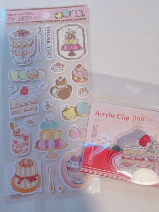 In Stock ｜日本甜品系列贴纸 夹子
