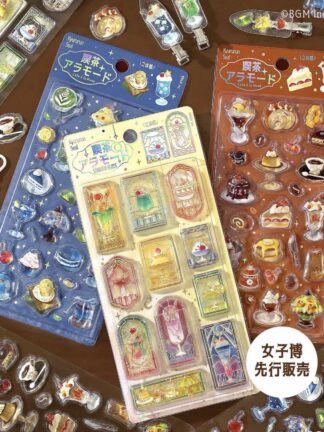 In Stock ｜口契 茶甜品系列立体贴纸
